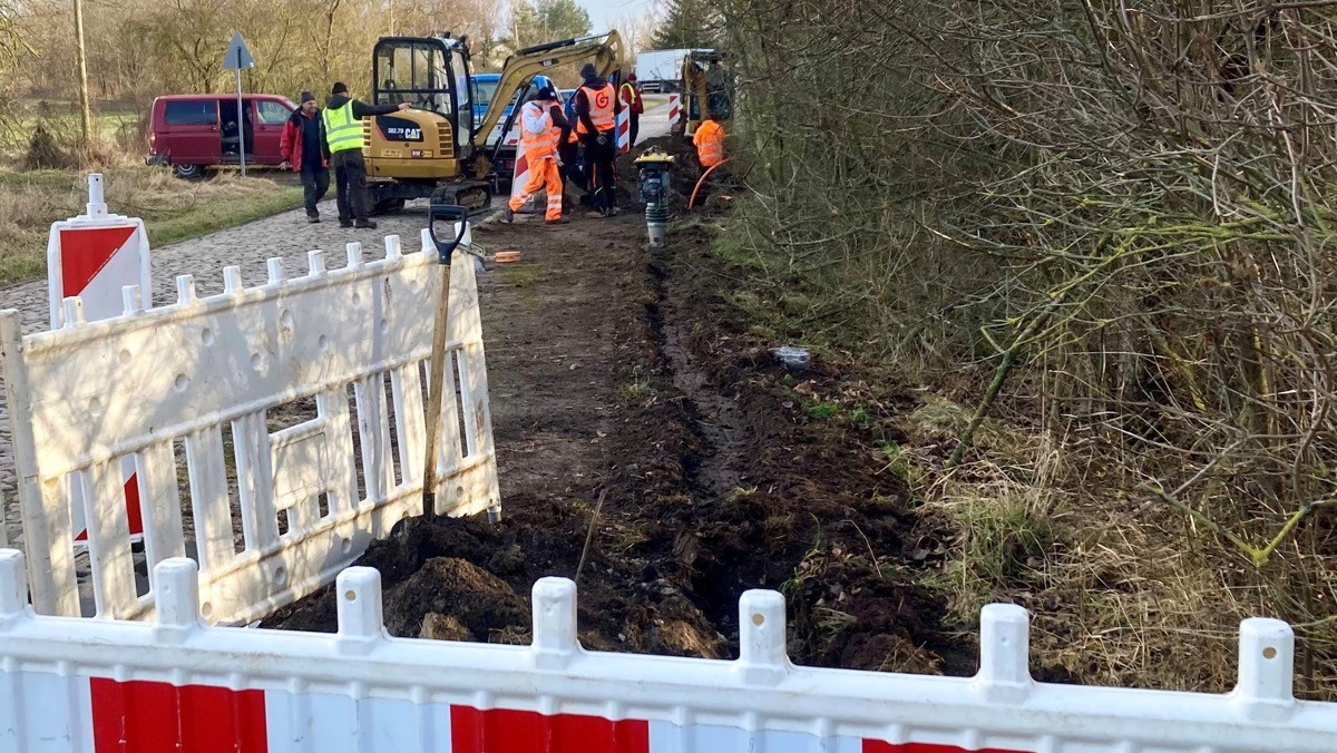 Update zum Glasfaserausbau in Calbe 