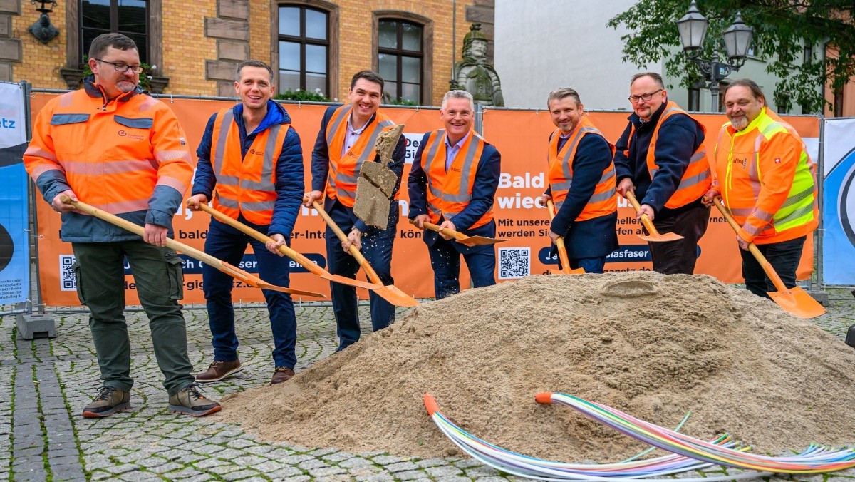 Der Glasfaserausbau in Calbe beginnt