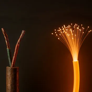 Glasfaser vs. DSL – stabilere Verbindung und höhere Geschwindigkeit.
